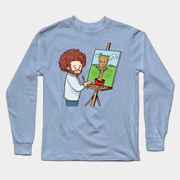 happy Long Sleeve T-Shirt by randomship